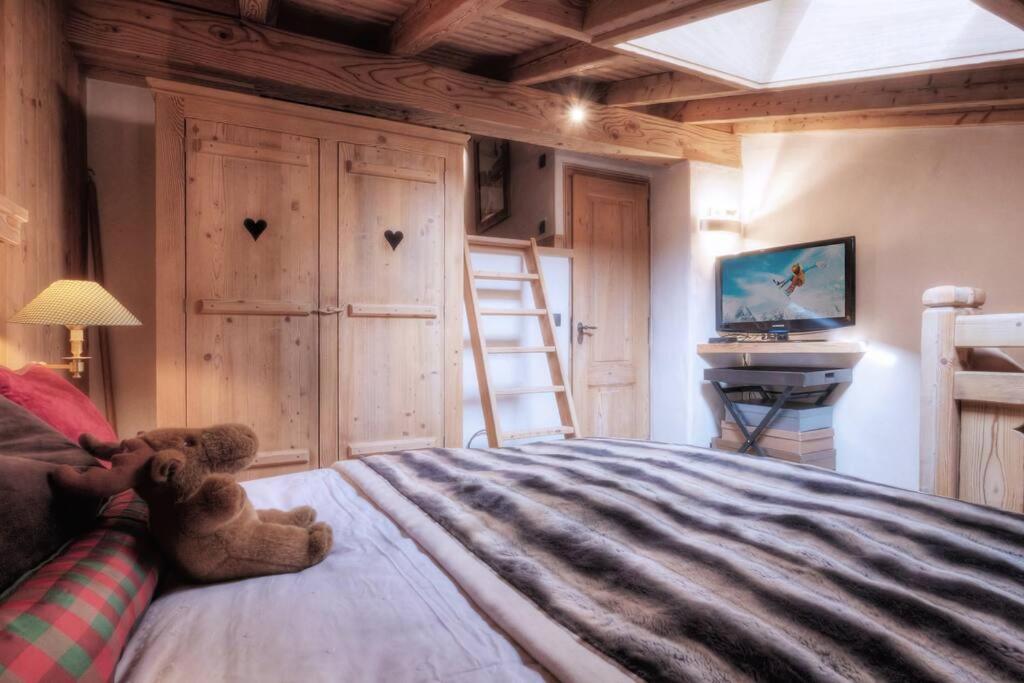 Duplex Chaleureux Au Coeur De Megeve 2 P Apartment Exterior foto