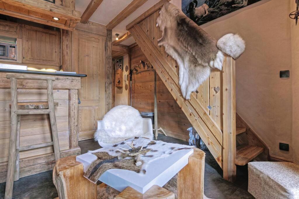Duplex Chaleureux Au Coeur De Megeve 2 P Apartment Exterior foto